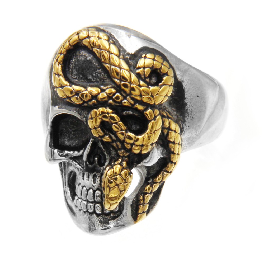 A-601 Ring Snake on Skull