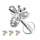 PC-072 Studs Cartilage Bee with Crystals