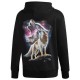 H-A606 Hoodie with wolf Glow in the Dark