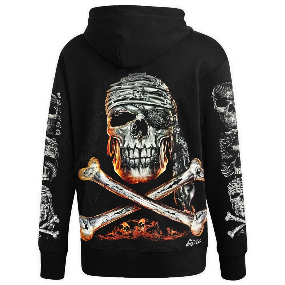 Skull Sweatshirt H-D032