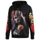H-F168 Hoodie with Tatto Girl Glow in the Dark