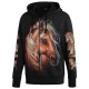H-OD328 Hoodie with Horse Glow in the Dark
