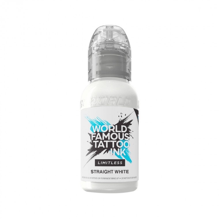 World Famous Limitless Tattoo Ink 30 ml – Straight White