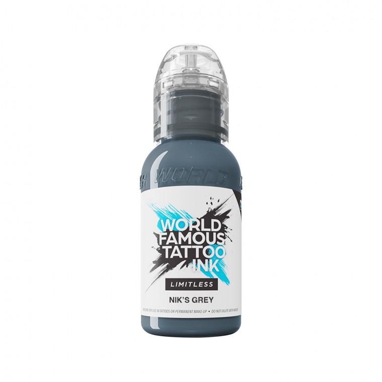 World Famous Limitless Tattoo Ink 30ML - BLU/VIOLA/GRIGIO