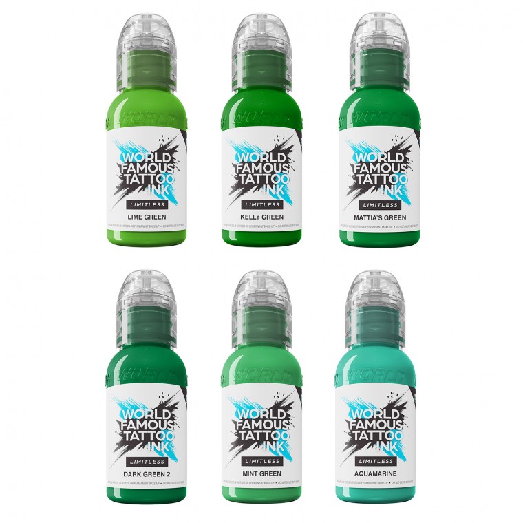 World Famous Limitless Tattoo Ink 30ML - VERDE