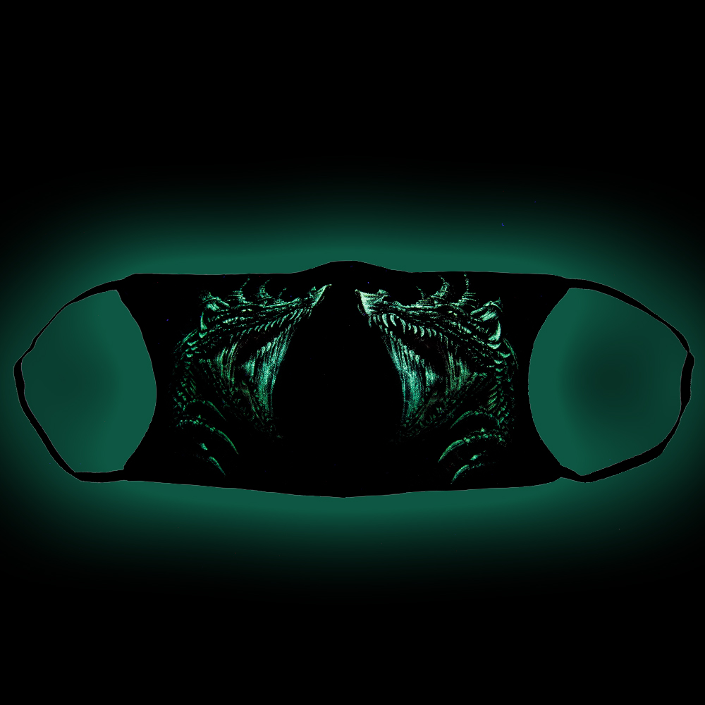 Mask-007 Maschera stampa con Drago