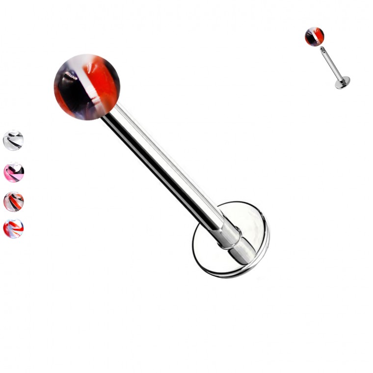 PC-006 Piercing Labret Pallina Acrilica Trasparente PC-006 Piercing Labret Pallina Acrilica Trasparente