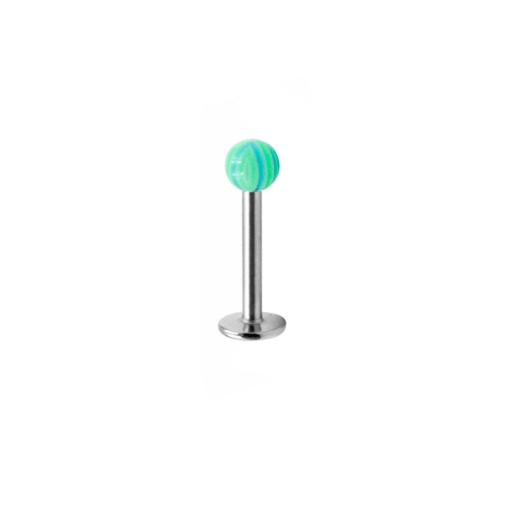 PC-044 Labret with Green Ball