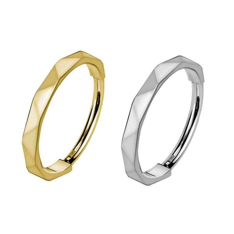 PB-062 Piercing Circle Clicker Sfaccettato