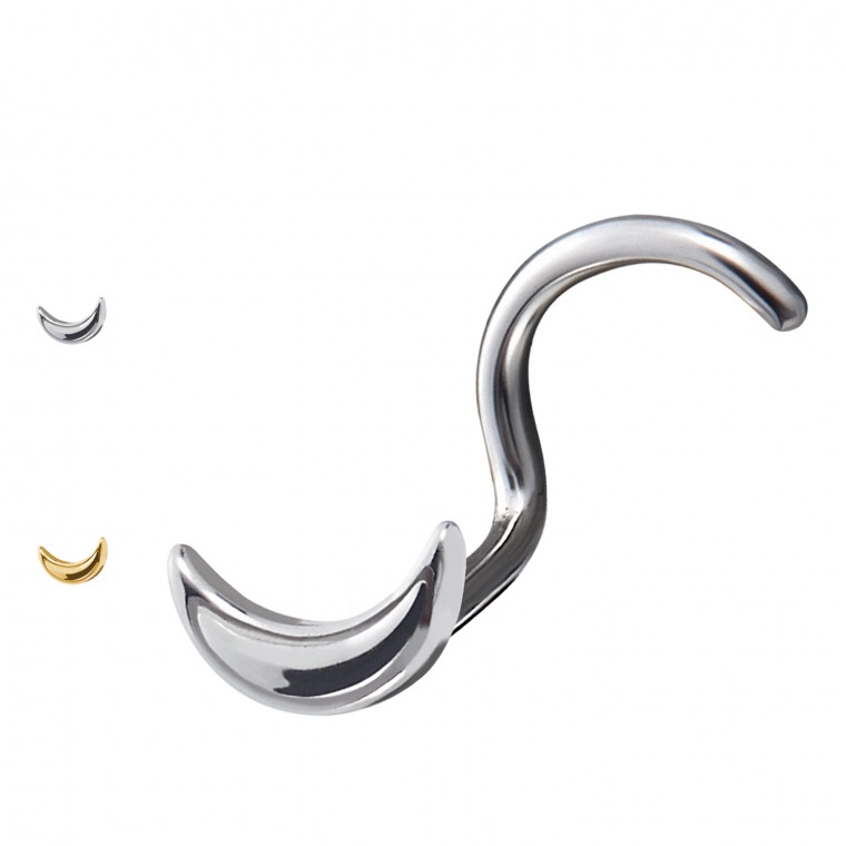 PB-074 Stud Naso a Forma di Luna