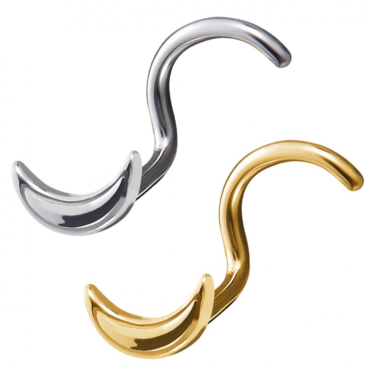PB-074 Stud Naso a Forma di Luna