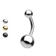 PD-006  Navel Piercing Basic with Balls 4/6 mm