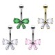 PD-201 Navel Piercing with Bow Knot