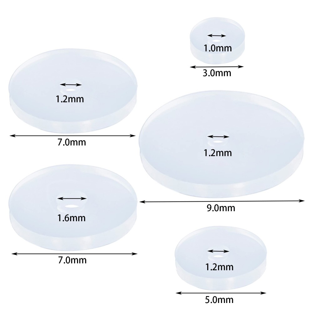 PGS-040 Flexible Piercing Discs in Silicone Sterile