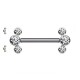 PL-107 Barbell with Crystals