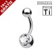 PTD-02A Stelire Piercing of Titanium for Belly Button