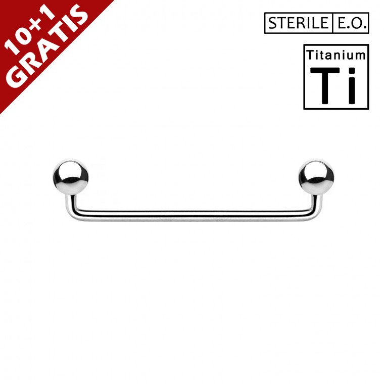 PTS-02 Surface Barbell Sterile in Titanio Φ1.6mm