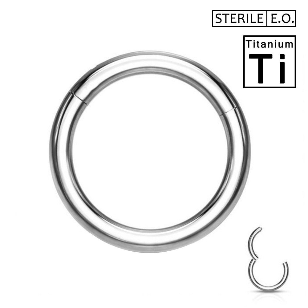 PTY-02 Sterlized Titanium Ring Clicker