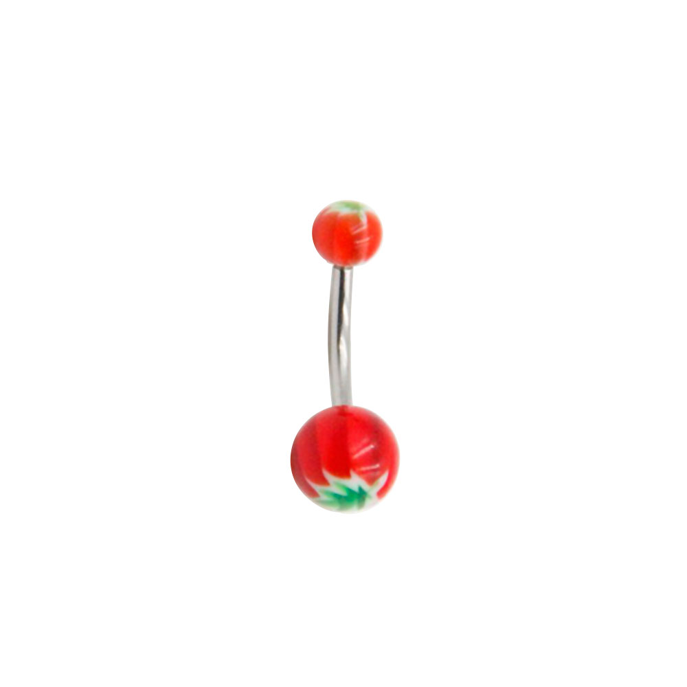 PD-027 Banana Red Balls with Green Leaf