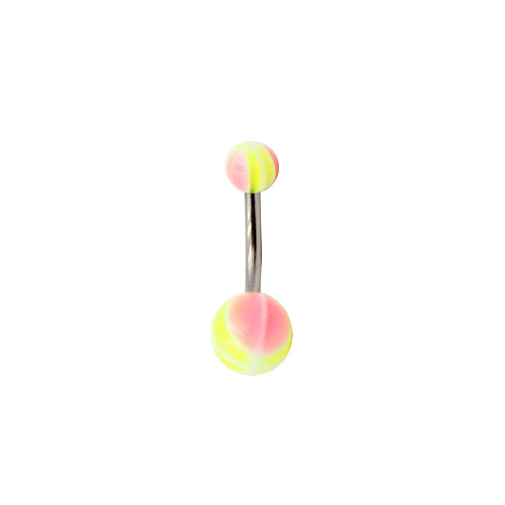 PD-031 Banana Palline Giallo e Rosa