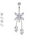 PD-231 Belly Button Piercing with Butterfly Pendant