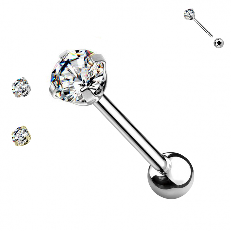 PO-011 Piercing Cartilagine Zircone Push-in PO-011 Piercing Cartilagine Zircone Push-in