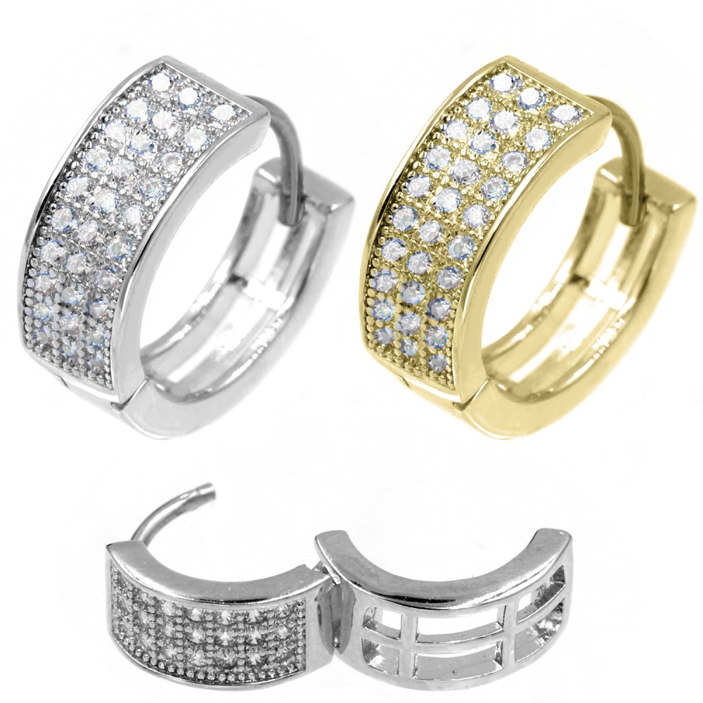 PO-405 Clicker with three Rows of Crystals PO-405 Clicker with three Rows of Crystals