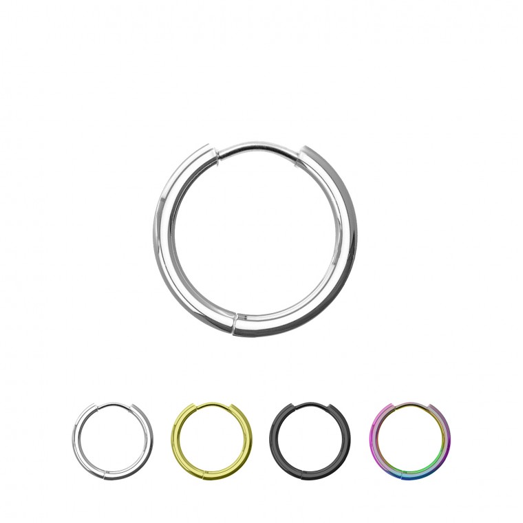 PO-070 Circle Headband Ring - Rainbow Color Clicker 