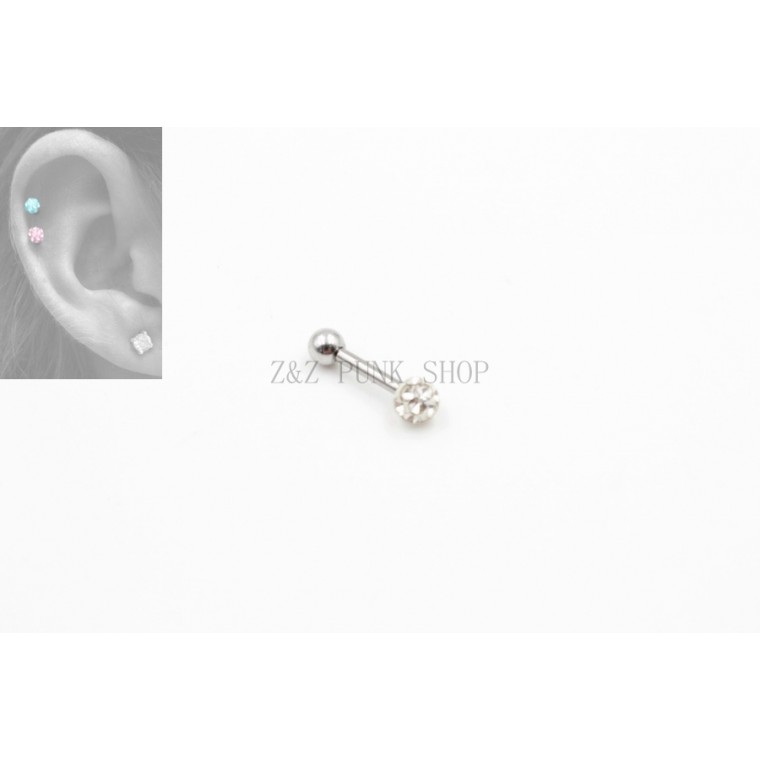 PO-083 Ear Piercing with Crystal