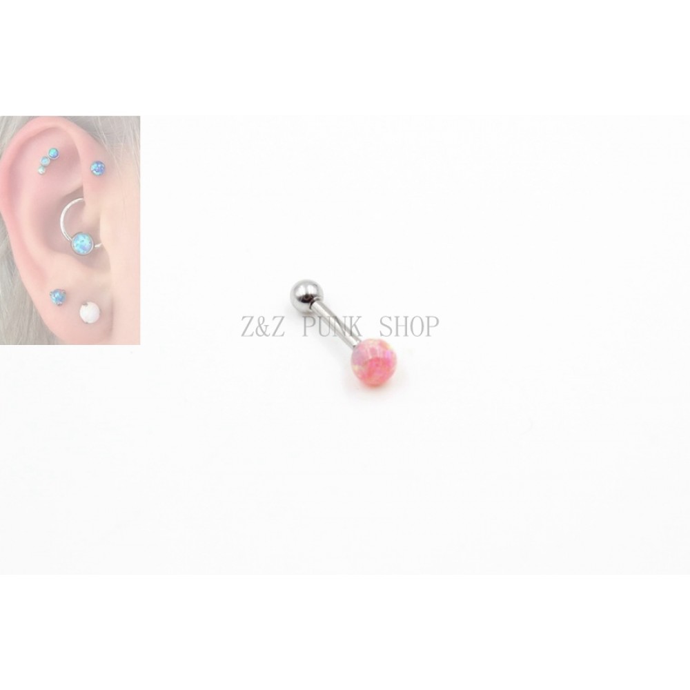 PO-084 Piercing orecchio con Cristallo