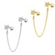PO-393  Helix/Tragus Barbell con Catena PO-393  Helix/Tragus Barbell con Catena