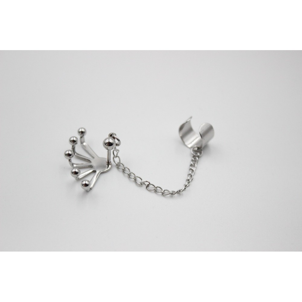 PO-033 Claw Earring with Chain