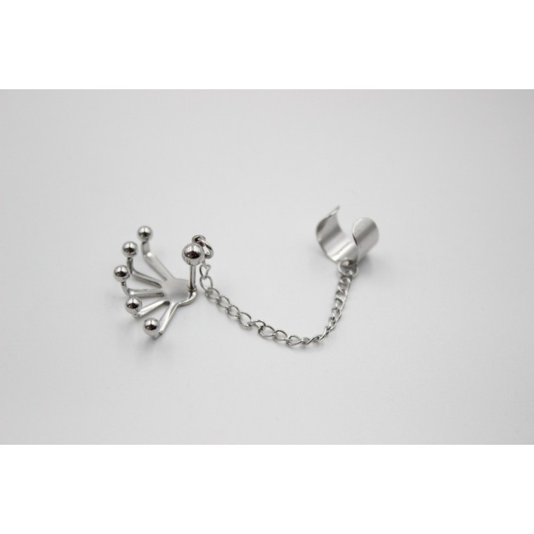 PO-033 Claw Earring with Chain