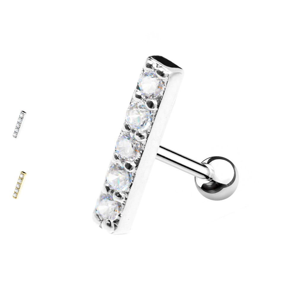 PO-150 Piercing Cartilage with crystal
