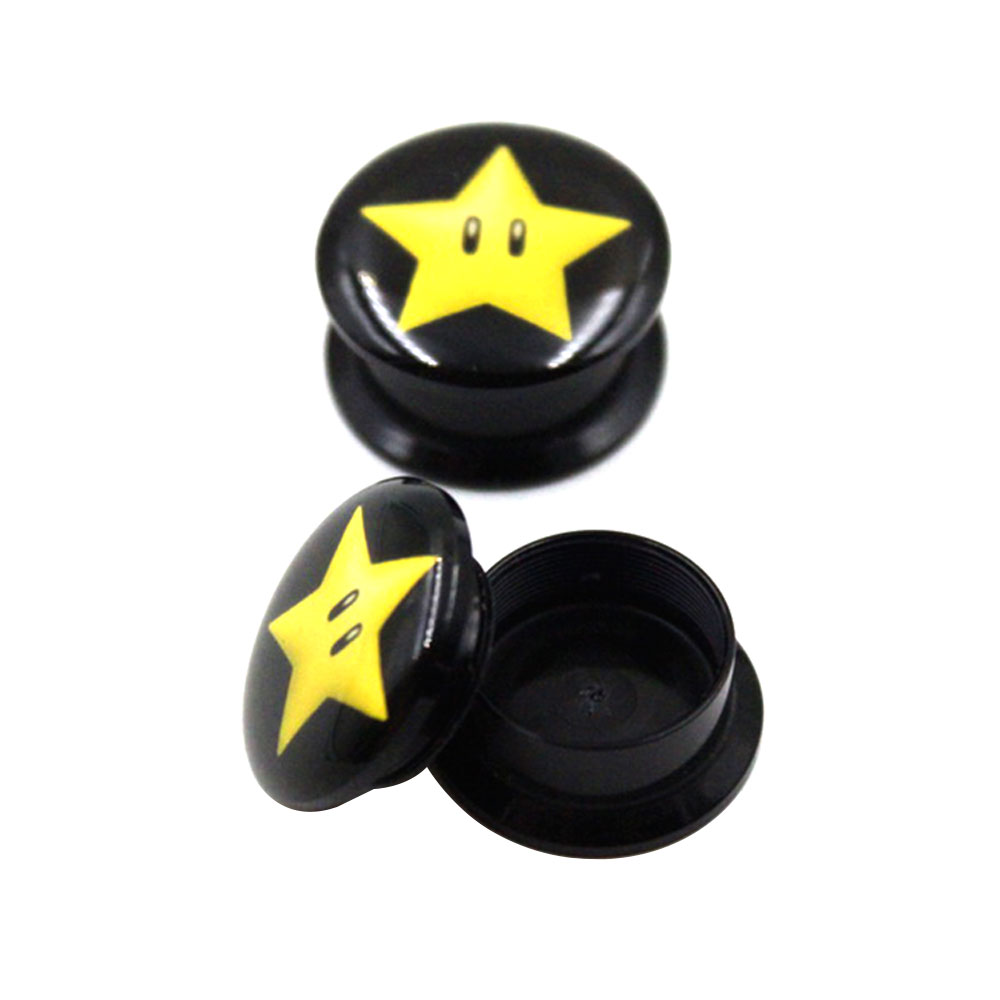 PE-009 Plug Black with Yellow Star