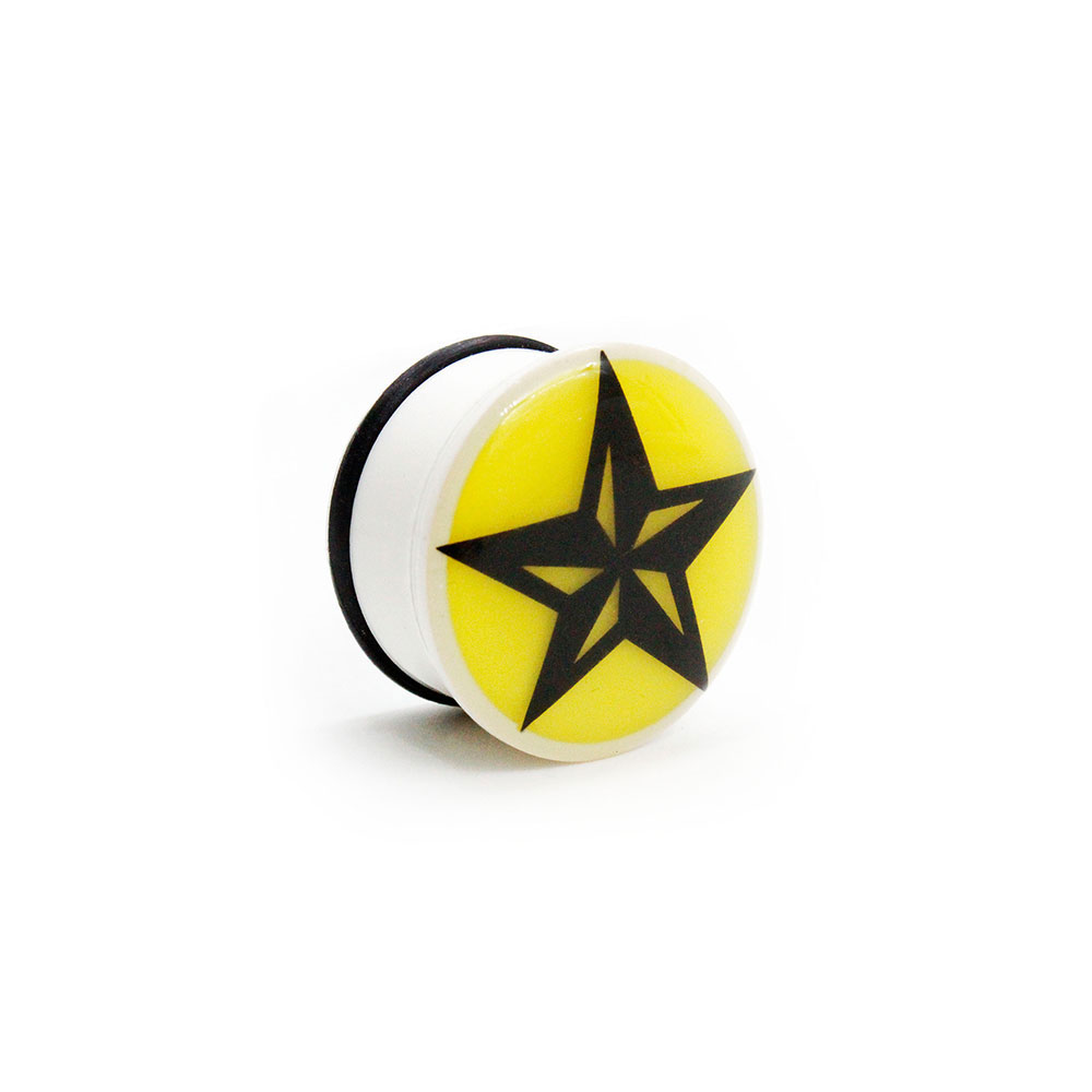 PE-021 Plug Noctilucent with Five-Pointed Star