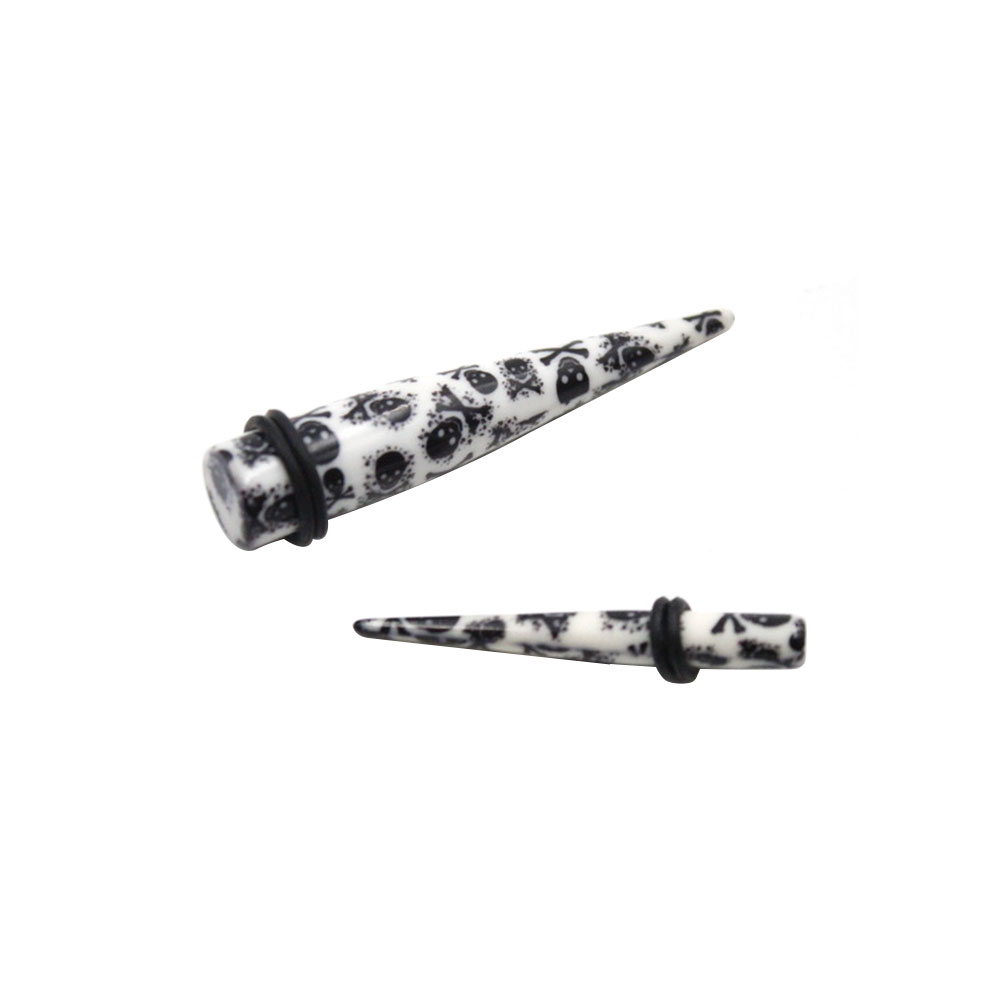 PE-042 Expander White with Skulls