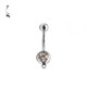 PG-008 Belly Button Piercing with Hole for Pendants