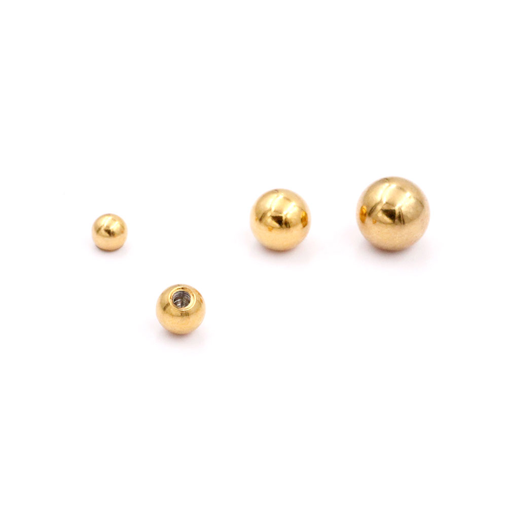PG-009 Gold Steel Ball for Piercing