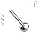 PG-043 Barretta Barbell in Acciaio Push-in senza Fili PG-043 Barretta Barbell in Acciaio Push-in senza Fili