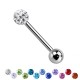 PL-043 Barbell Multi-Crystal with Resin