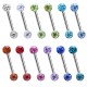 PL-044-1.6m  Barbell Multi-Crystal with Resin