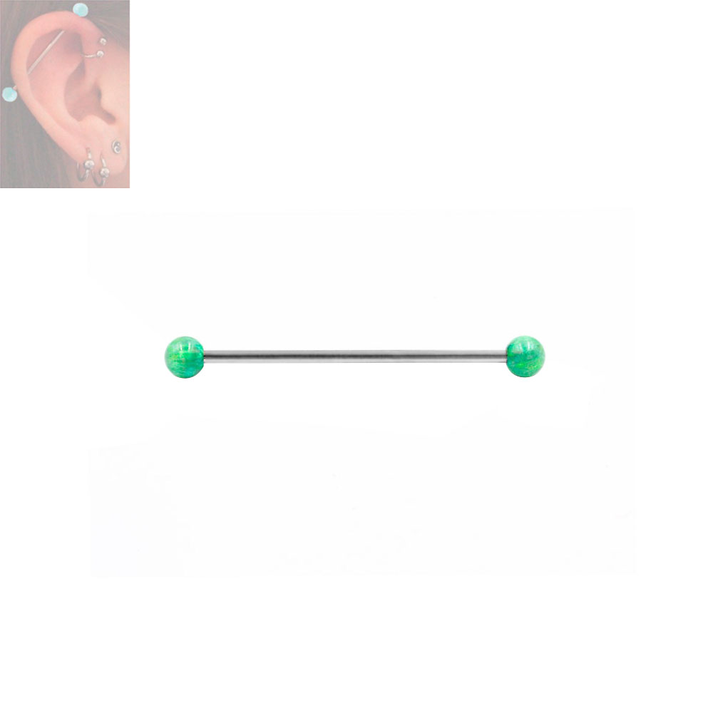 PL-058 Barbell Industrial Double Opal Balls