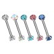 PL-102 Barbell Double Crystals