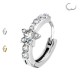 PY-109 Piercing Ring with Crystals