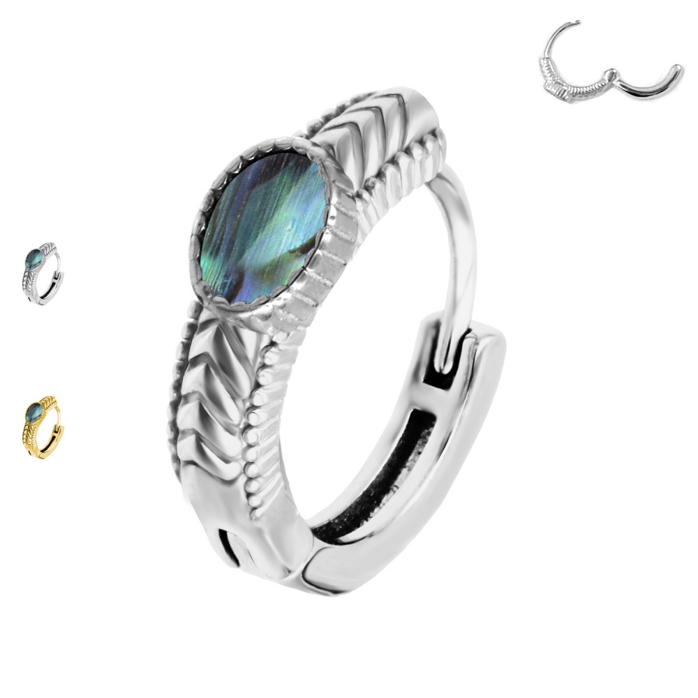PY-114 Piercing Ring with Shell