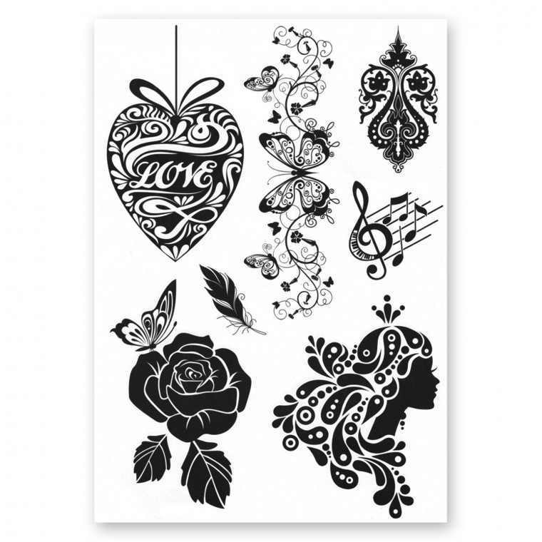 AWAKEN Tatuaggi Semi Permanente Adesivi Tatuaggi temporanei 018 AWAKEN Tatuaggi Semi Permanente Adesivi Tatuaggi temporanei 018