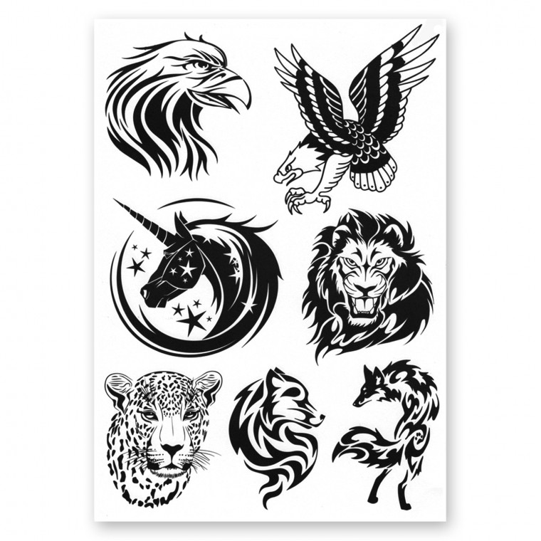 AWAKEN Tatuaggi Semi Permanente Adesivi Tatuaggi temporanei 019 AWAKEN Tatuaggi Semi Permanente Adesivi Tatuaggi temporanei 019