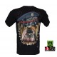 3D-045 Rock Chang T-shirt Effect 3D and Noctilucent Dog with Piercing