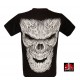 3D-093 Rock Chang T-shirt Demon Face Effect 3D and Noctilucent with Piercing